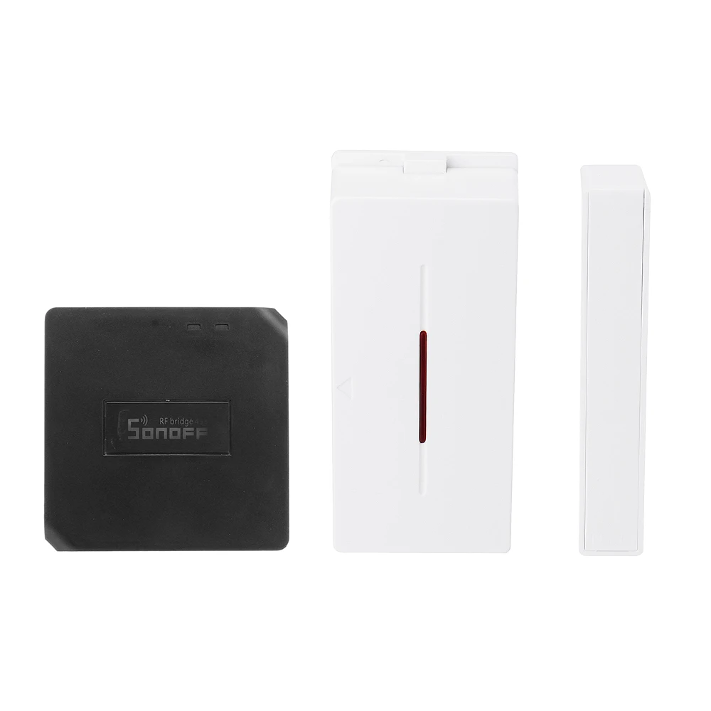 SONOFF RF Bridge WIFI 433 MHz Smart Home Automation Wireless Switch Wi-Fi Remote RF Controller + DW1 433Mhz Door Window Sensor
SONOFF RF Bridge WIFI 433 MHz Smart Home Automation Wireless Switch Wi-Fi Remote RF Controller + DW1 433Mhz Door Window Sensor