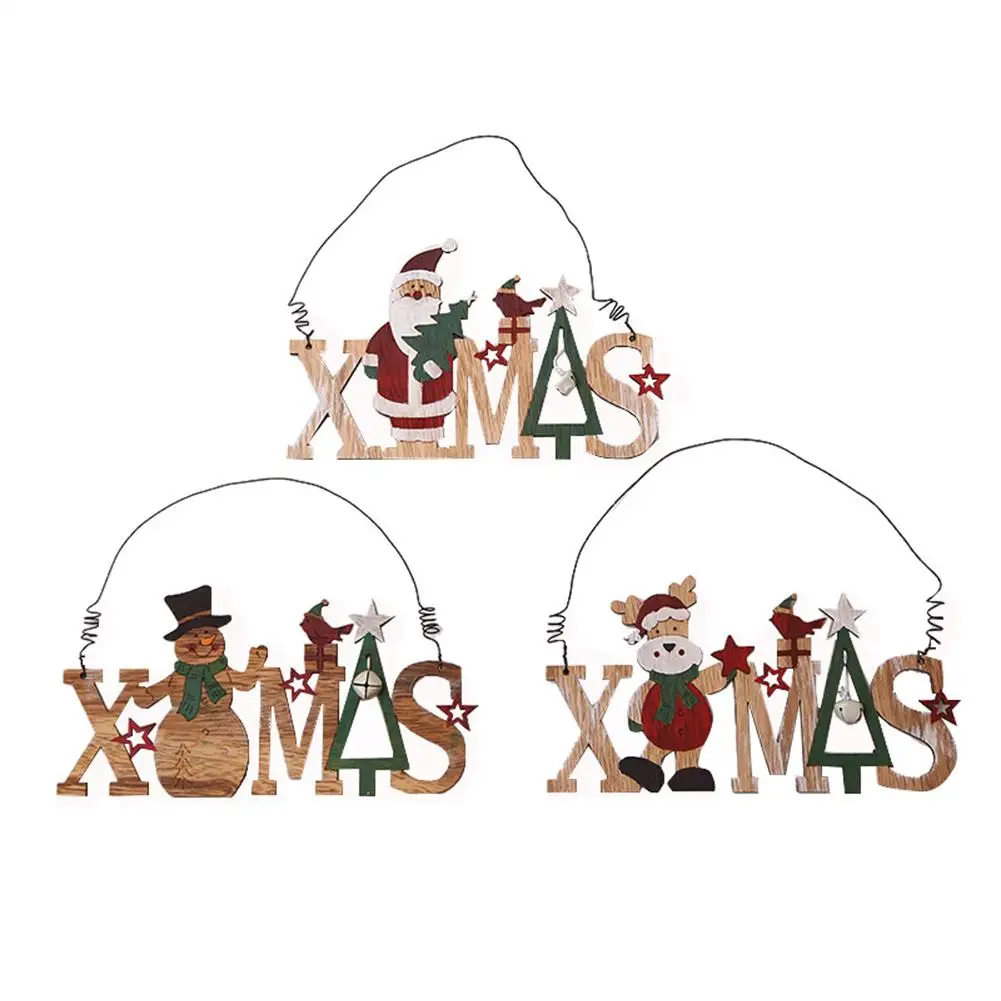 Creative Christmas Tree Decoration Wooden Letter Shape Pendant Snowman Fireplace Hollow Door Doorplate Hanging Ornaments
Creative Christmas Tree Decoration Wooden Letter Shape Pendant Snowman Fireplace Hollow Door Doorplate Hanging Ornaments