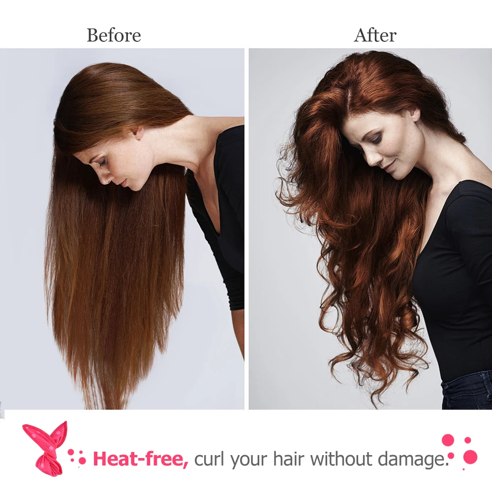 Hot Sale Flexible Sponge Hair Rollers No Heat Hair Curlers Magic
