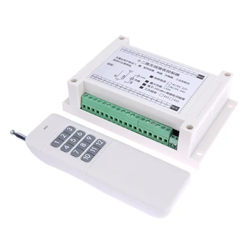 DC 12V 315/433MHz Lndustrial Control Shell Learning Light Lamp Remote Control Switch Household Appliance Light Switch
DC 12V 315/433MHz Lndustrial Control Shell Learning Light Lamp Remote Control Switch Household Appliance Light Switch