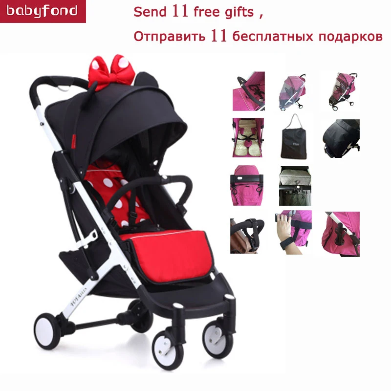 

yoyaplus-3 new color strollers 2019 on promotion brand folding baby stroller 5.8kg newborn can boarding directly 11 free gifts