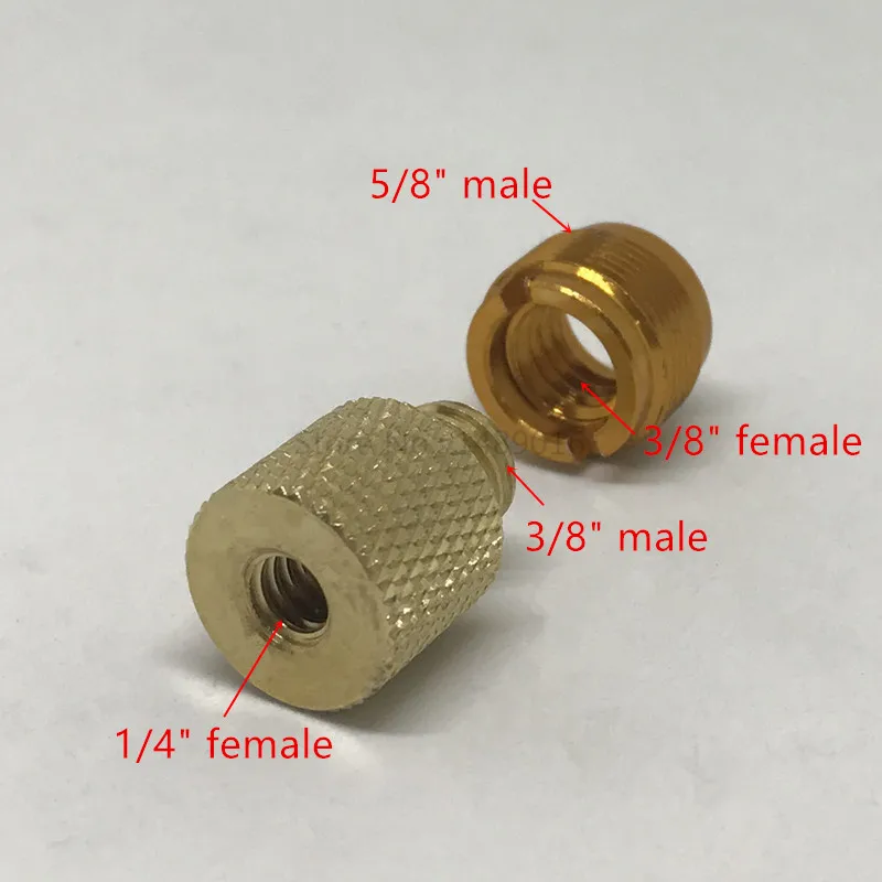 Camera 1/4 to 3/8 to 5/8 Convert Screw Thread Adapter For Microphone Stand DSLR Tripod Monopod SLR Accessories
Camera 1/4 to 3/8 to 5/8 Convert Screw Thread Adapter For Microphone Stand DSLR Tripod Monopod SLR Accessories