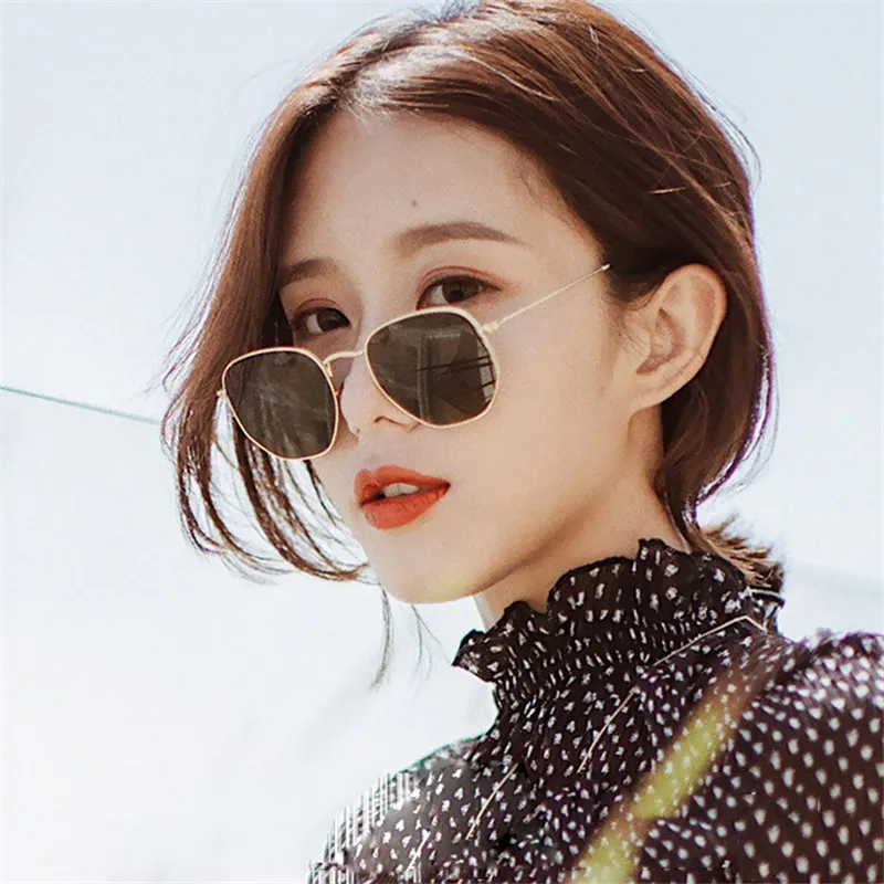Vazrobe Hexagonal Sunglasses Women Men Punk Small Polygon Sun Glasses for Woman fashion Brand designer anti reflection
Vazrobe Hexagonal Sunglasses Women Men Punk Small Polygon Sun Glasses for Woman fashion Brand designer anti reflection