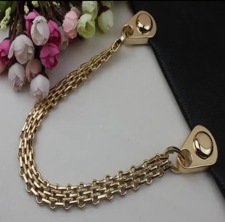(2 PCS/lot) gold plating high-end DIY leather length 50 cm handbag aglet chain arm in arm decorative accessories
(2 PCS/lot) gold plating high-end DIY leather length 50 cm handbag aglet chain arm in arm decorative accessories
