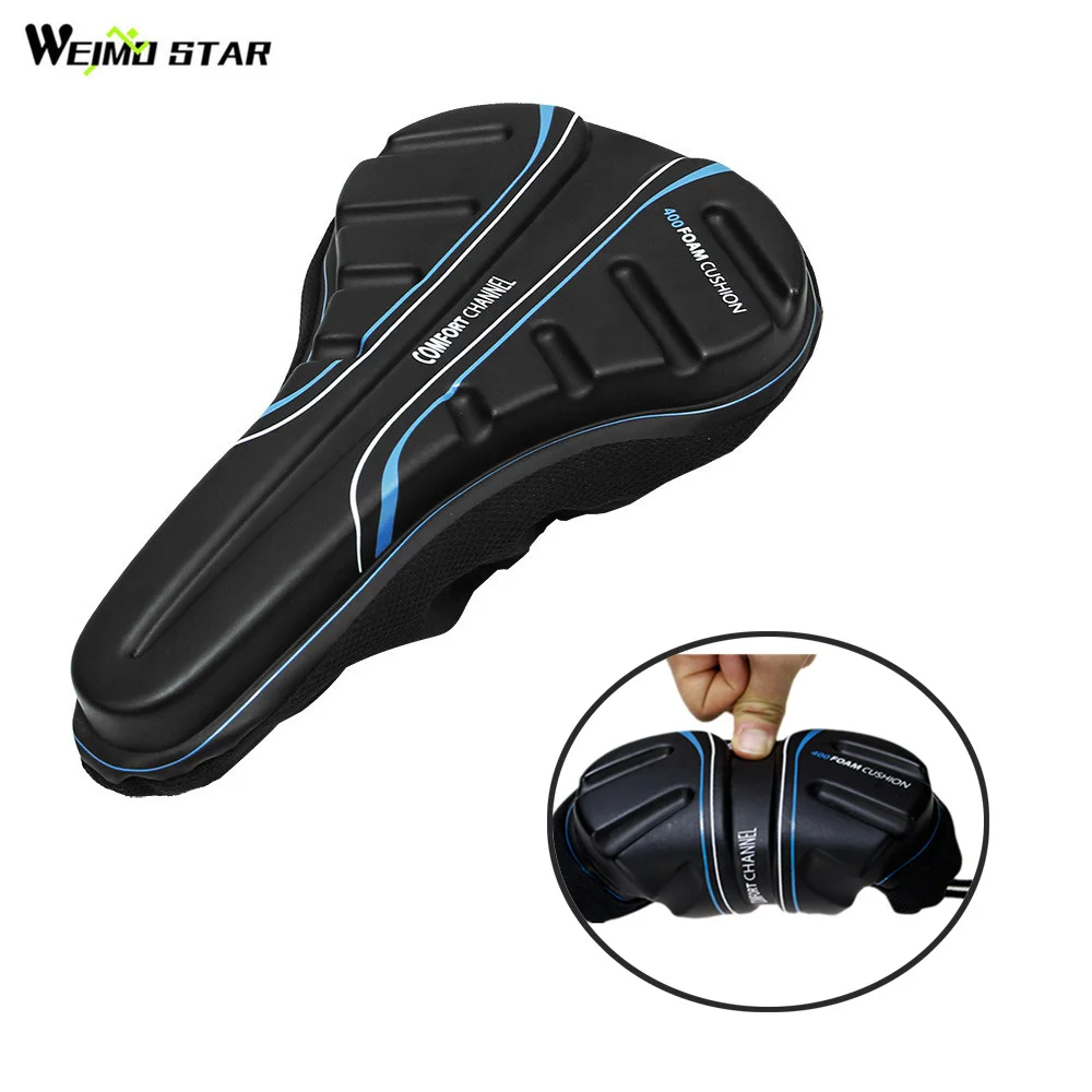 Weimostar Bicycle Saddle Silicon Gel Thicken mtb Bike Seat Cover Comfortable Sponge Mountain Bike Cycling Saddle Case Waterproof
Weimostar Bicycle Saddle Silicon Gel Thicken mtb Bike Seat Cover Comfortable Sponge Mountain Bike Cycling Saddle Case Waterproof