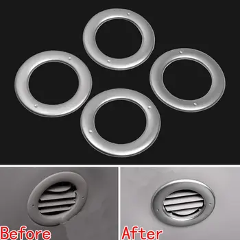 BBQ@FUKA 4Pcs Car Rear Roof Air Condition AC Vent Outlet Ring Cover Trim Styling Sticker Fit For Ford Edge 15-2016
BBQ@FUKA 4Pcs Car Rear Roof Air Condition AC Vent Outlet Ring Cover Trim Styling Sticker Fit For Ford Edge 15-2016