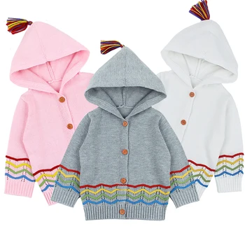 Baby Sweaters for Girls Cardigan Spring Long Sleeve Toddler Boys Knitted Jackets Coats Hooded Newborn Children Clothing
Baby Sweaters for Girls Cardigan Spring Long Sleeve Toddler Boys Knitted Jackets Coats Hooded Newborn Children Clothing