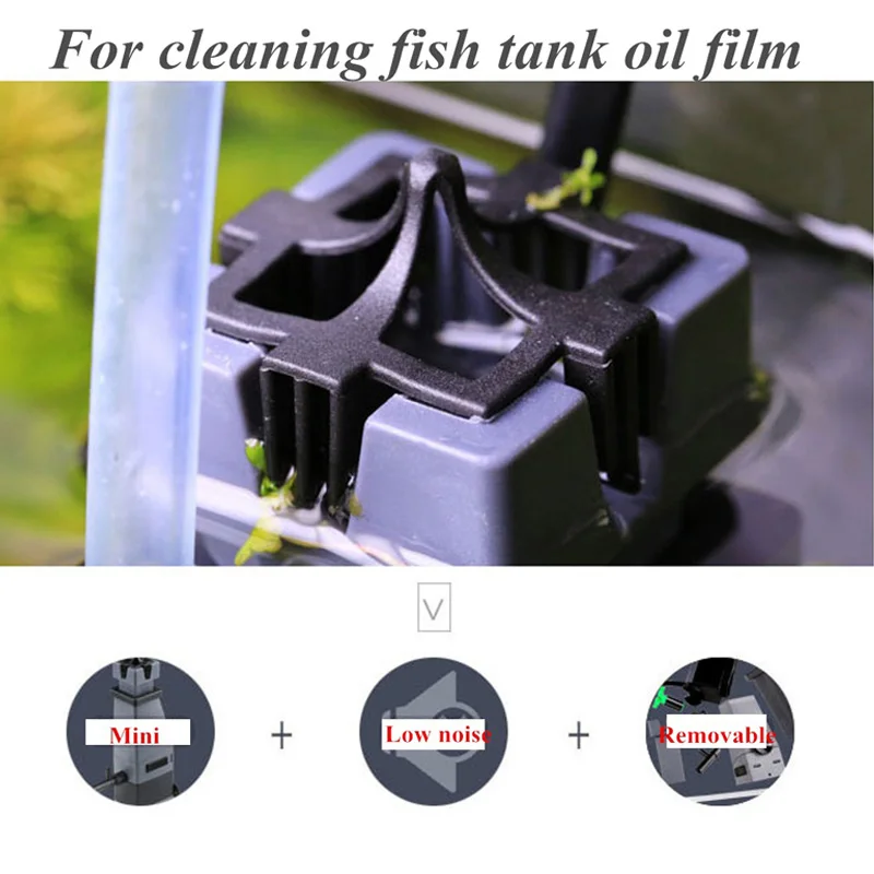 Aquarium Oil Pump Surface Skimmer Remove Oil Stain Film Water Pump for Fish Tank BDF99
Aquarium Oil Pump Surface Skimmer Remove Oil Stain Film Water Pump for Fish Tank BDF99
