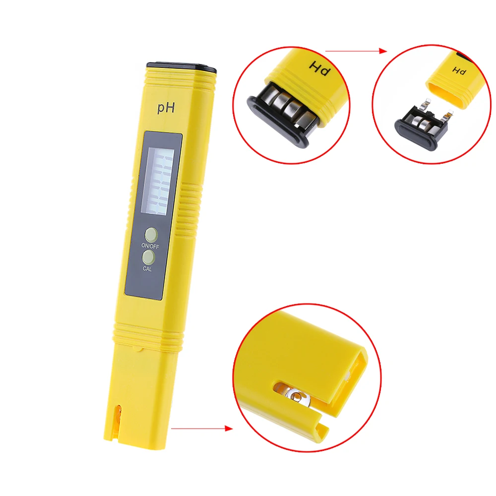 1pc Portable New Digital PH Meter Tester Aquarium Pool Water Wine Urine Protable LCD Pen Monitor Hand Tools
1pc Portable New Digital PH Meter Tester Aquarium Pool Water Wine Urine Protable LCD Pen Monitor Hand Tools