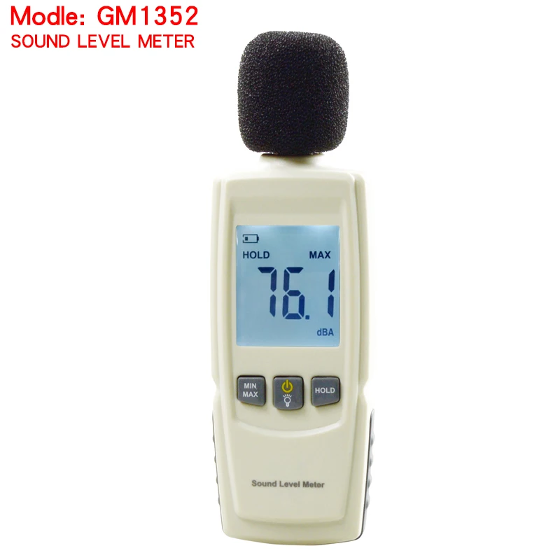 GM1352 Mini Sound level meters Decibel meter logger Noise Audio detector Digital Diagnostic-tool Automotive Microphone
GM1352 Mini Sound level meters Decibel meter logger Noise Audio detector Digital Diagnostic-tool Automotive Microphone