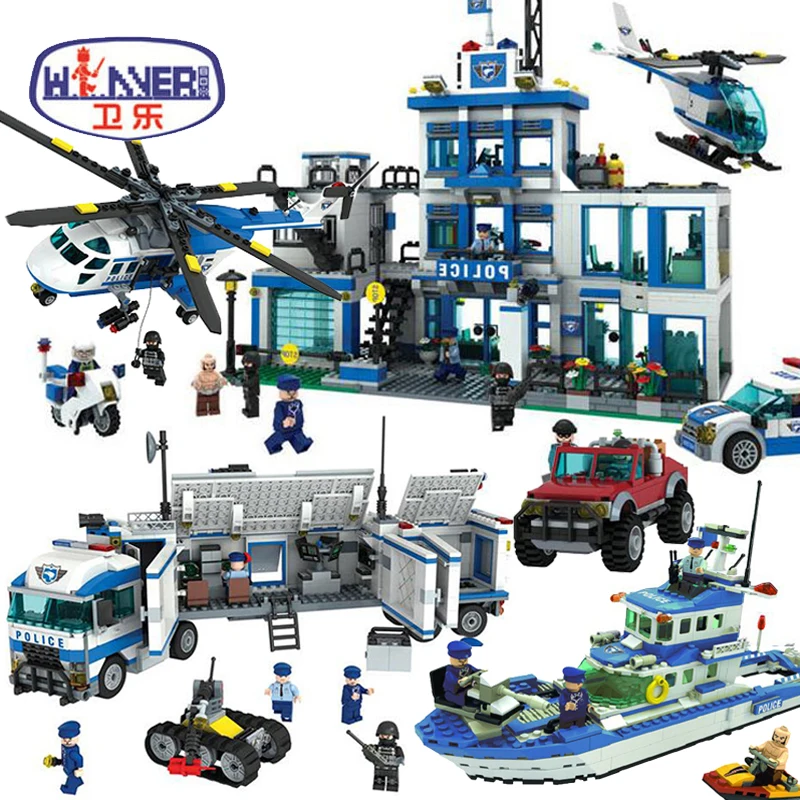 15 Style Building Blocks Police Station Prison Figures Compatible Legoes City Bricks Toys For Children Christmas Gifts 
15 Style Building Blocks Police Station Prison Figures Compatible Legoes City Bricks Toys For Children Christmas Gifts