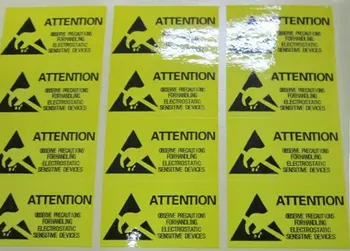 Antistatic Warning Sticker 20*36mm 320pcs Yellow Color Black Font Coated Paper With Glossy Film Static Sensitive Devices
Antistatic Warning Sticker 20*36mm 320pcs Yellow Color Black Font Coated Paper With Glossy Film Static Sensitive Devices
