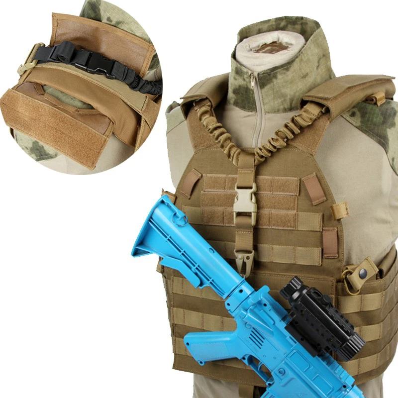 Adjustable Military Tactical Gun Sling Dual-use Single Point Quick Release Rifle Shoulder Belt Hunting Strap Airsoft M4 AR15
Adjustable Military Tactical Gun Sling Dual-use Single Point Quick Release Rifle Shoulder Belt Hunting Strap Airsoft M4 AR15