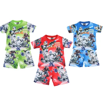 Cartoon Summer boys pants pajama suit Patterns Short Sleeve Star Wars Children Bebe Kids Short Sleeve Clothes Set Baby Boys
Cartoon Summer boys pants pajama suit Patterns Short Sleeve Star Wars Children Bebe Kids Short Sleeve Clothes Set Baby Boys