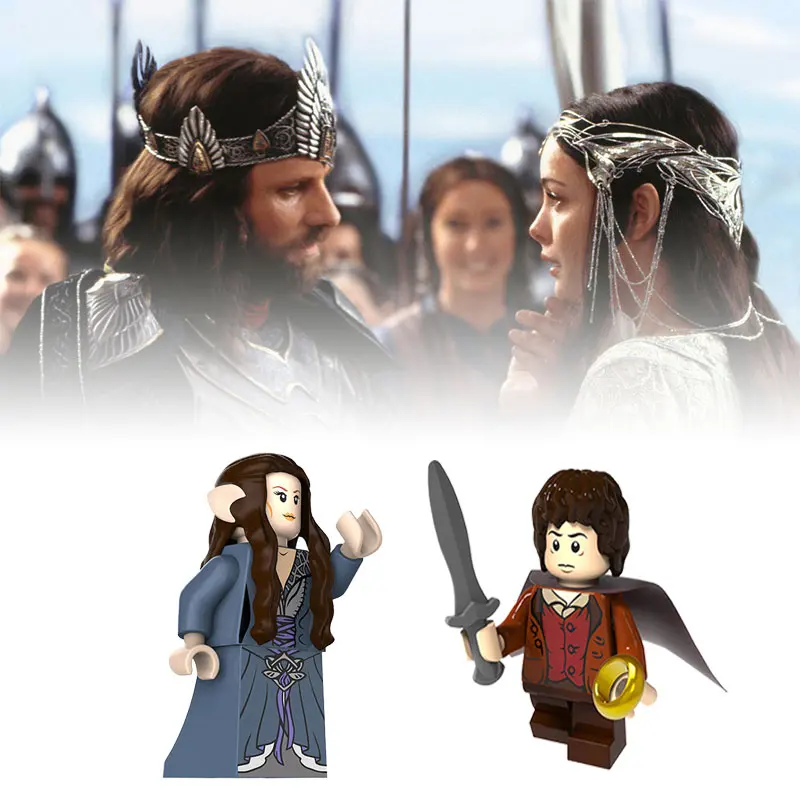 Frodo Bagins Galadriel Hobbit The Lord of the Ring Figures Building Blocks Compatible Duplo Educational Toys for Children DIY
Frodo Bagins Galadriel Hobbit The Lord of the Ring Figures Building Blocks Compatible Duplo Educational Toys for Children DIY