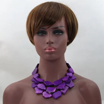 Splendid Purple Beads Wedding Statement Necklace Set African Purple Stone Events Women Jewelry 7 Colors Free Shipping TN147
Splendid Purple Beads Wedding Statement Necklace Set African Purple Stone Events Women Jewelry 7 Colors Free Shipping TN147