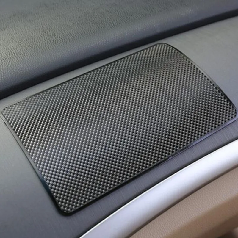 1PCS Universal 19*12cm Car Logo Anti-Slip Mats Pad Non For Toyota Mazda Nissan Honda Mitsubishi Lexus Volvo Kia Hyundai