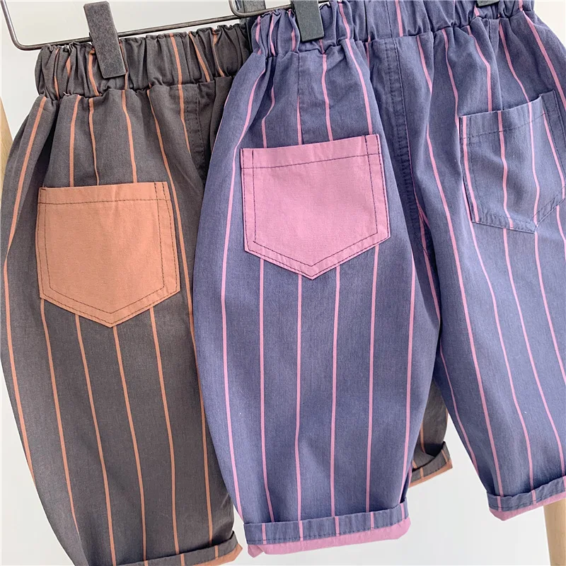 2019 Children's Wear Autumn New Girls Korean Pants Children Color Matching Casual Pants Vertical Stripes Kids Harlan Pants
2019 Children's Wear Autumn New Girls Korean Pants Children Color Matching Casual Pants Vertical Stripes Kids Harlan Pants