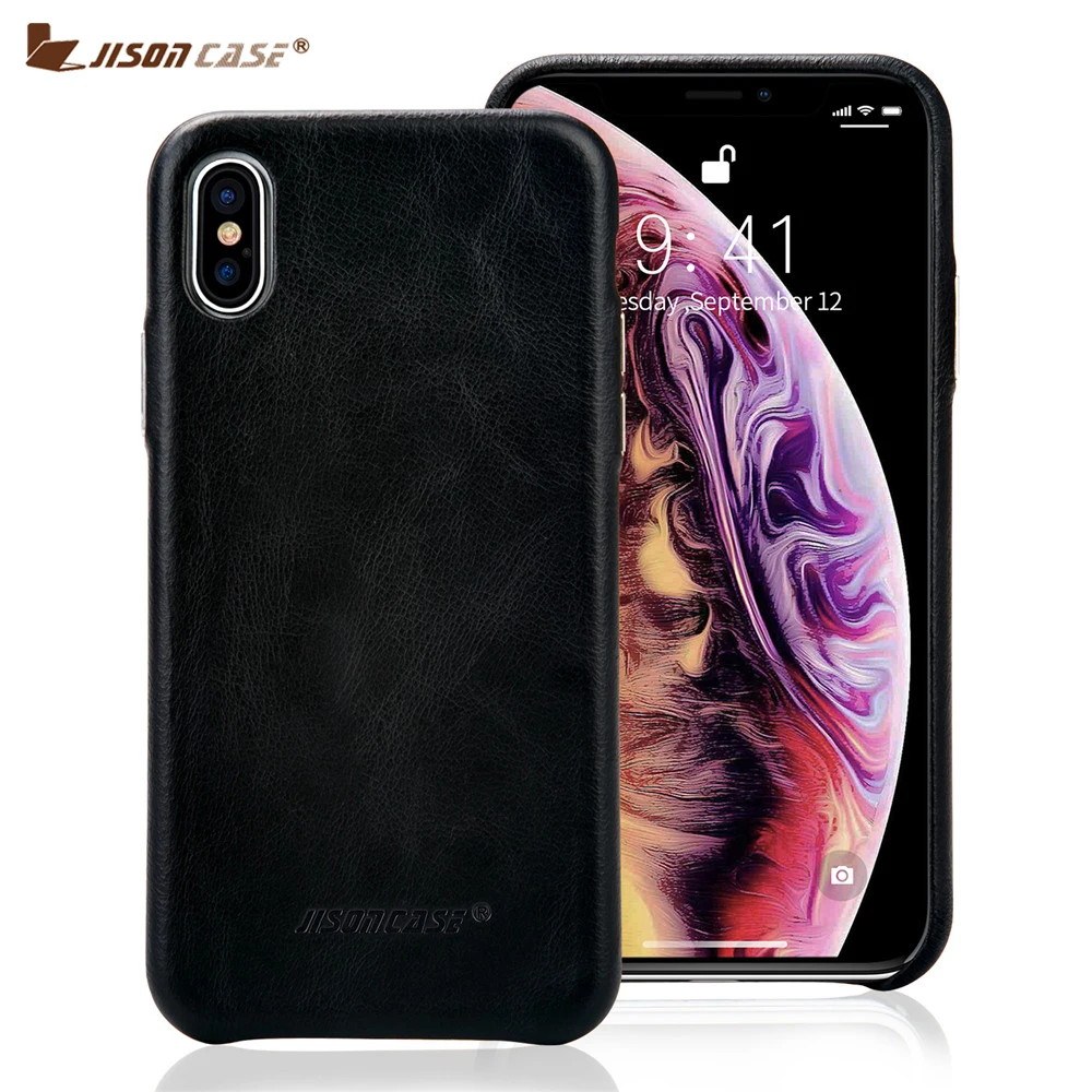 Jisoncase Leather Phone Case for iPhone XS Luxury Brand Original Phone Cover Anti-knock Ultra-thin 5.8" Fitted Cases 2018 New
Jisoncase Leather Phone Case for iPhone XS Luxury Brand Original Phone Cover Anti-knock Ultra-thin 5.8" Fitted Cases 2018 New