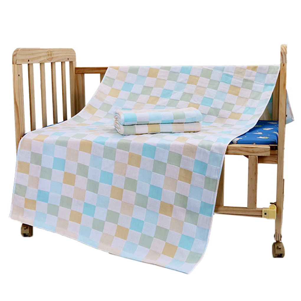 Easy to clean not fall colors 70*140cm Pure Cotton Double Layers Gauze Bath Towel Plaid Pattern Absorbent Bath Towels Blue/pink
Easy to clean not fall colors 70*140cm Pure Cotton Double Layers Gauze Bath Towel Plaid Pattern Absorbent Bath Towels Blue/pink