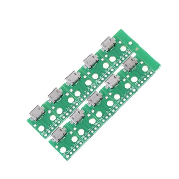 10PCS 2.54mm Welded PCB Converter Pinboard for Cellphone Data Line USB 2.0 Female Socket to DIP 5P Adapter Connector
10PCS 2.54mm Welded PCB Converter Pinboard for Cellphone Data Line USB 2.0 Female Socket to DIP 5P Adapter Connector