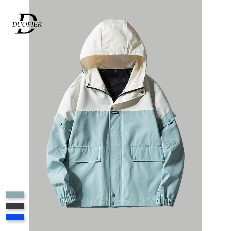 Men Hooded Jackets 2019 Spring Autumn New Trend Male Casual Baseball Jacket Thin Solid Patchwork Streetwear Mens Outwear Coats
Men Hooded Jackets 2019 Spring Autumn New Trend Male Casual Baseball Jacket Thin Solid Patchwork Streetwear Mens Outwear Coats