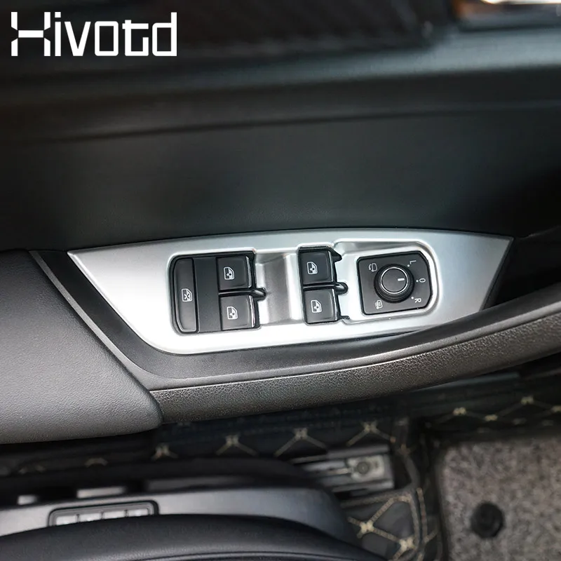 Hivotd For Skoda Kodiaq Accessories Interior Car Door Window Switch Control Panel Cover Trim Frame Chrome decoration 2017-2019
Hivotd For Skoda Kodiaq Accessories Interior Car Door Window Switch Control Panel Cover Trim Frame Chrome decoration 2017-2019