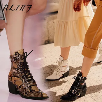 RLINF Leather Women's Shoes Hollow Belt Belt Buckle Thick Heel Shoes Pointed Martin Boots Large Size Shoes
RLINF Leather Women's Shoes Hollow Belt Belt Buckle Thick Heel Shoes Pointed Martin Boots Large Size Shoes