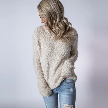New Fashion Warm Autumn Winter Women's Loose Knitted Pullover Jumper Sweater Casual Long Sleeve Knitwear Round Neck Sweaters
New Fashion Warm Autumn Winter Women's Loose Knitted Pullover Jumper Sweater Casual Long Sleeve Knitwear Round Neck Sweaters
