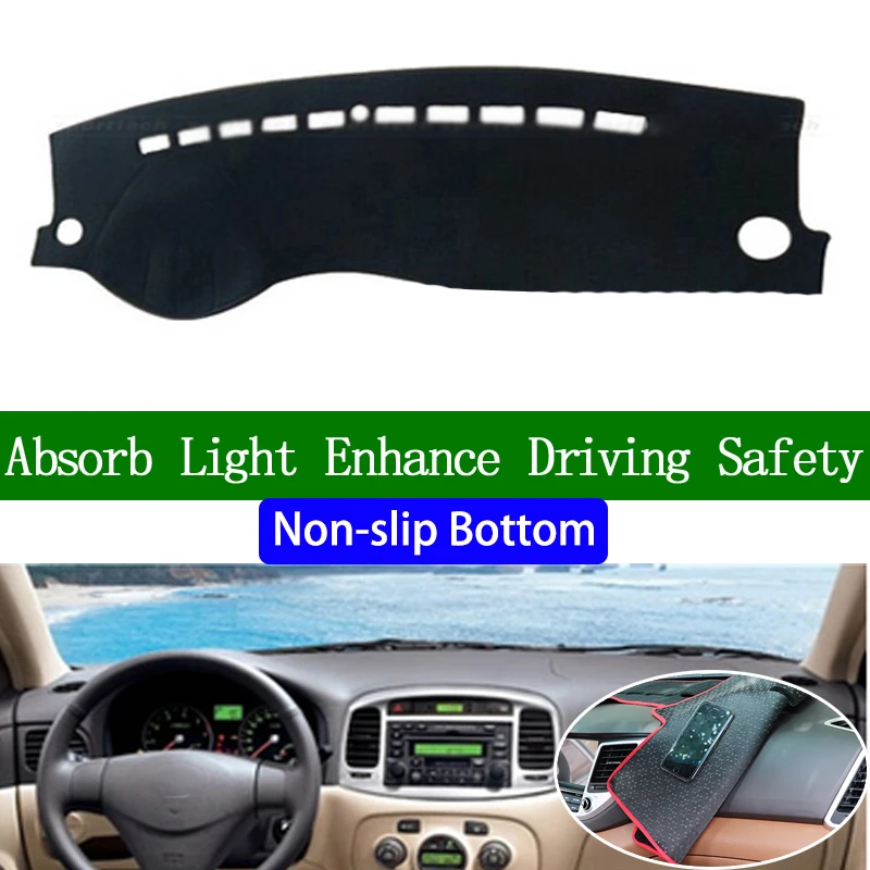 For Hyundai Accent 2006 2007 2008 2009 2010 2011 Non-slip Bottom Dashboard Cover Decals Car Stickers Interior Car Accessories
For Hyundai Accent 2006 2007 2008 2009 2010 2011 Non-slip Bottom Dashboard Cover Decals Car Stickers Interior Car Accessories