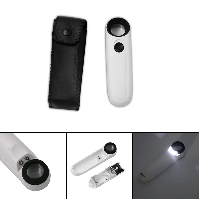 HD Magnifying Glass 40 Times Hand-Held HD Microscope phone motherboard PCB Repair tool Hand-held HD illuminated magnifying glass
HD Magnifying Glass 40 Times Hand-Held HD Microscope phone motherboard PCB Repair tool Hand-held HD illuminated magnifying glass