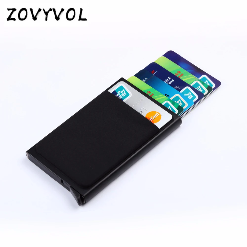 ZOVYVOL Automatic Silde Aluminum ID Cash Card Holder Men Business RFID Blocking Wallet Credit Card Protector Case Pocket Purse
ZOVYVOL Automatic Silde Aluminum ID Cash Card Holder Men Business RFID Blocking Wallet Credit Card Protector Case Pocket Purse