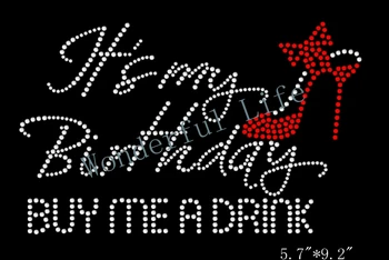 Free shipping Rhinestone Bling Iron-on Transfer Applique - Birthday Girl - GNO - Sassy - Drink
Free shipping Rhinestone Bling Iron-on Transfer Applique - Birthday Girl - GNO - Sassy - Drink