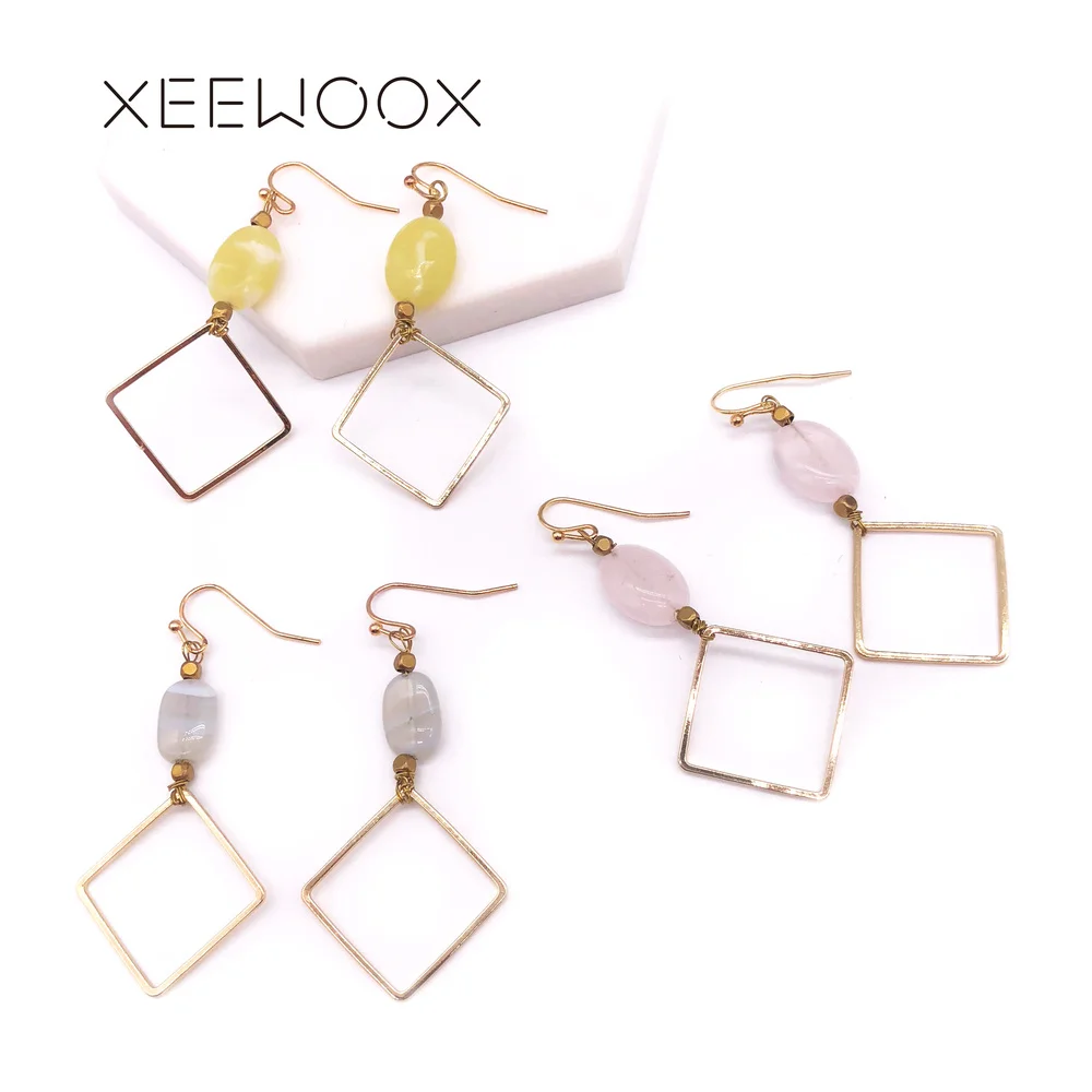 XEEWOOX 2019 New Geometry Gold Earrings Semi-precious Boho Earrings Simple Tricolor Vintage Earrings Geometry Drop Earrings
XEEWOOX 2019 New Geometry Gold Earrings Semi-precious Boho Earrings Simple Tricolor Vintage Earrings Geometry Drop Earrings