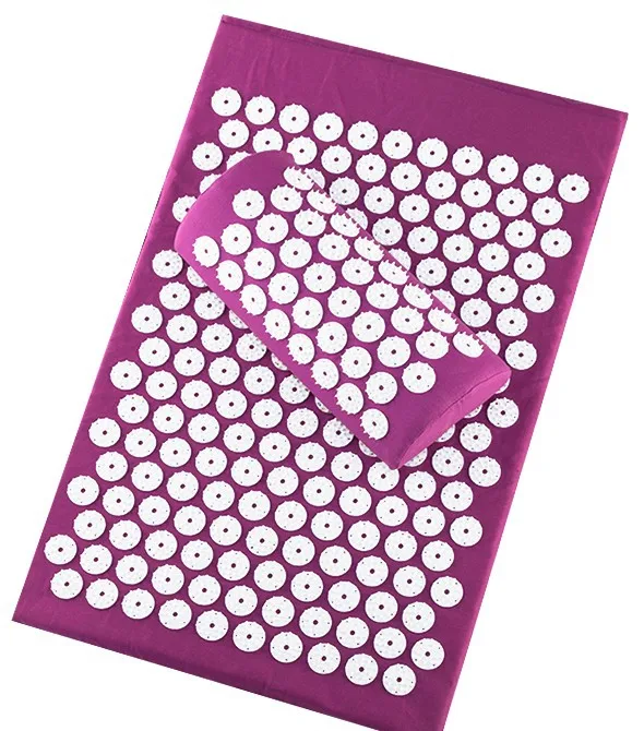 Acupressure Mat Head Neck Back Foot Massage Cushion Pillow Yoga Spike Mat Anti-stress Acupuncture Needle Massager
Acupressure Mat Head Neck Back Foot Massage Cushion Pillow Yoga Spike Mat Anti-stress Acupuncture Needle Massager
