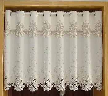 Half pipe curtain cloth finished embroidery Korean curtains coffee curtain
Half pipe curtain cloth finished embroidery Korean curtains coffee curtain