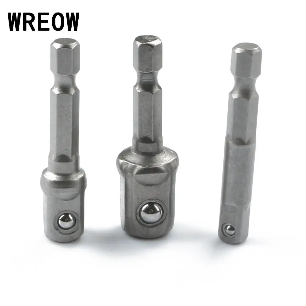 3Pcs/Set 1/4" 3/8" 1/2" Hex Wrench Sleeve Extension Drive Power Drill Bit Socket Wrench Adapter Extension Rod Screwdriver Tool
3Pcs/Set 1/4" 3/8" 1/2" Hex Wrench Sleeve Extension Drive Power Drill Bit Socket Wrench Adapter Extension Rod Screwdriver Tool