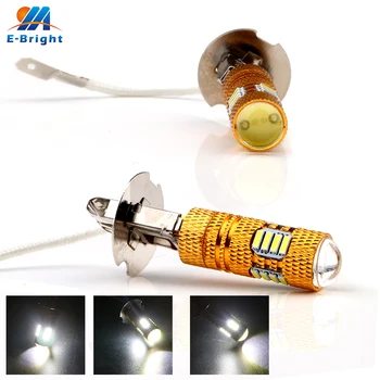 2X 12V 1.5W 4014 16 SMD H1 H3 6500-8000K Led Bulbs with Lens Light Sourcing Singnal Driving Indicator Lamp Fog Lamp White
2X 12V 1.5W 4014 16 SMD H1 H3 6500-8000K Led Bulbs with Lens Light Sourcing Singnal Driving Indicator Lamp Fog Lamp White