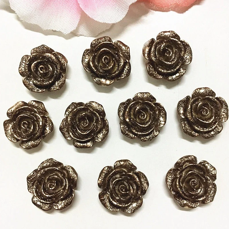 50PCS 14mm Resin Rose Flower flatback Appliques For phone wedding Craft coffee
50PCS 14mm Resin Rose Flower flatback Appliques For phone wedding Craft coffee