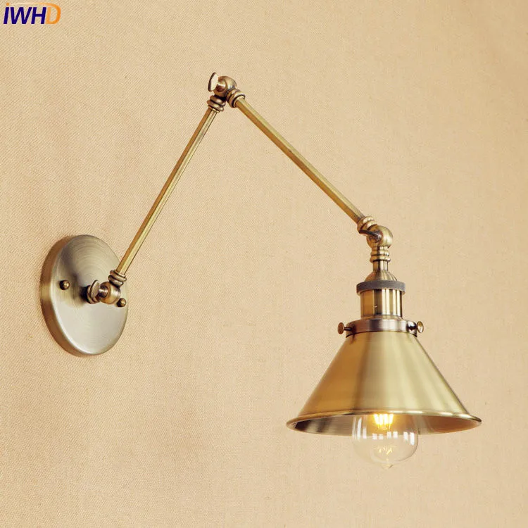Brass Color Retro LED Wall Lights Edison Home Lighting Adjustable Long Arm Wall Sconce Lamp Arandela Aplique Murale Vintage
Brass Color Retro LED Wall Lights Edison Home Lighting Adjustable Long Arm Wall Sconce Lamp Arandela Aplique Murale Vintage