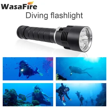 Wasafire 10000 lumens Diving Flashlight 5*L2 Scuba Dive Torch UnderWater 100m Depth Waterproof Led Flash Lights Hunting Lantern
Wasafire 10000 lumens Diving Flashlight 5*L2 Scuba Dive Torch UnderWater 100m Depth Waterproof Led Flash Lights Hunting Lantern