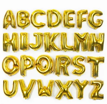16 Inch Gold Silver A-Z Alphabet Letters Balloons Birthday Party Decor Kids Foil Balloon New Year Party Wedding Decoration Ball
16 Inch Gold Silver A-Z Alphabet Letters Balloons Birthday Party Decor Kids Foil Balloon New Year Party Wedding Decoration Ball