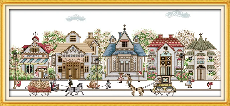 Street view (5) counted printed on fabric DMC 14CT 11CT Cross Stitch kitsembroidery needlework Sets Home Decor
Street view (5) counted printed on fabric DMC 14CT 11CT Cross Stitch kitsembroidery needlework Sets Home Decor