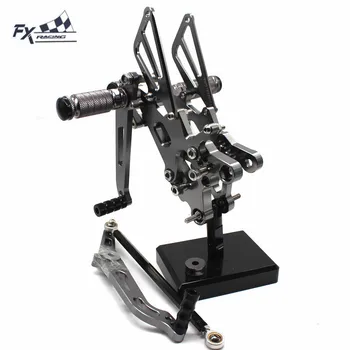 CNC Adjustable Motorcycle Foot Pegs Rest Footpegs Pedals Rearset Footrest Rear Set For Yamaha YZF R6 YZFR6 2006-2016 2015 2014
CNC Adjustable Motorcycle Foot Pegs Rest Footpegs Pedals Rearset Footrest Rear Set For Yamaha YZF R6 YZFR6 2006-2016 2015 2014