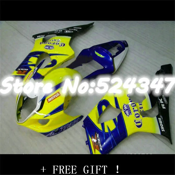 Injection Hey-Fairing Fit K3 GSX-R1000 2003 2004 Yellow Blue GSXR 1000 2003 2004 for Suzuki
Injection Hey-Fairing Fit K3 GSX-R1000 2003 2004 Yellow Blue GSXR 1000 2003 2004 for Suzuki