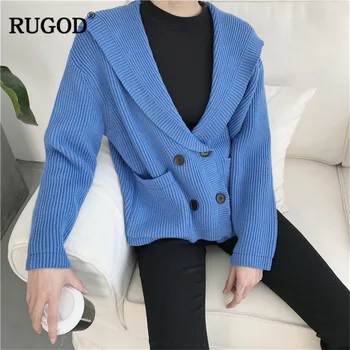 RUGOD New Solid Elegant Women Cardigans Fashion Slim Casual Women Sweaters Knitted Warm Winter Clothes pull hiver femme 
RUGOD New Solid Elegant Women Cardigans Fashion Slim Casual Women Sweaters Knitted Warm Winter Clothes pull hiver femme