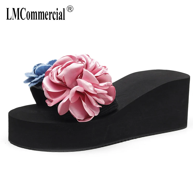 big size high-heeled female summer flowers thick-soled anti-skid slippers holiday sandals womens slippers flip flops women
big size high-heeled female summer flowers thick-soled anti-skid slippers holiday sandals womens slippers flip flops women