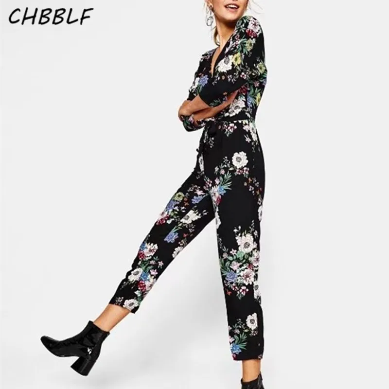 New Summer 2017 European Floral Print Pants Coveralls Fashion Rompers Womens Jumpsuit O5009
New Summer 2017 European Floral Print Pants Coveralls Fashion Rompers Womens Jumpsuit O5009