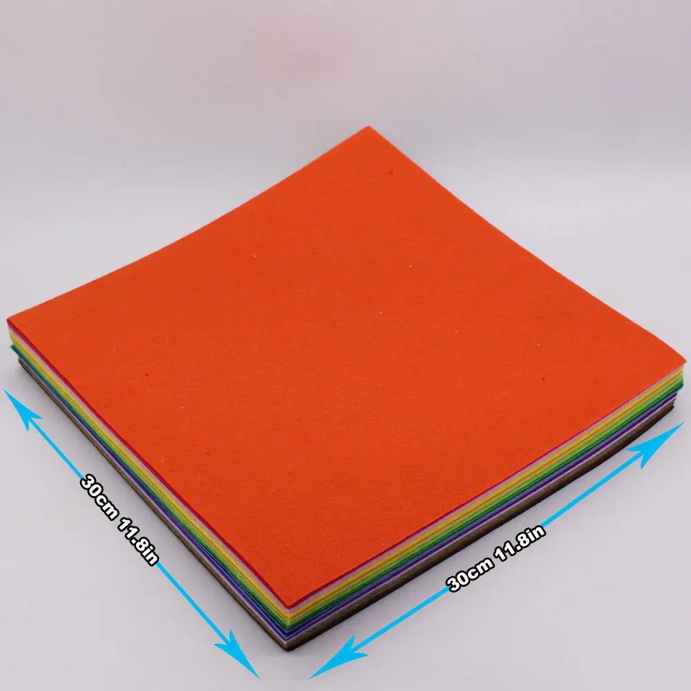 Mix Color 1mm Thickness Polyester Felt Sheets Felt Fabrics For Needlework Diy Sewing Handmade Fieltro Feltro Entretela 30*30
Mix Color 1mm Thickness Polyester Felt Sheets Felt Fabrics For Needlework Diy Sewing Handmade Fieltro Feltro Entretela 30*30