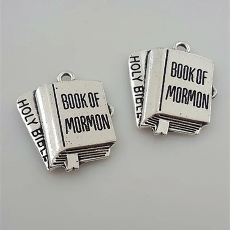 5pcs/lot High Quality Antique Silver Charm Bracelet Religious Book Letters BOOK OF MORMON Charm Necklace Pendants DIY Jewelry
5pcs/lot High Quality Antique Silver Charm Bracelet Religious Book Letters BOOK OF MORMON Charm Necklace Pendants DIY Jewelry